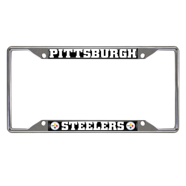 NFL - Pittsburgh Steelers Chrome License Plate Frame