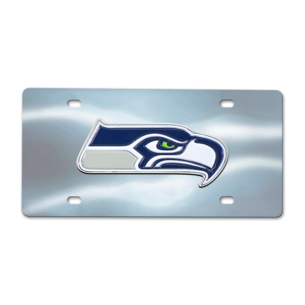 NFL - Seattle Seahawks Chrome Diecast License Plate