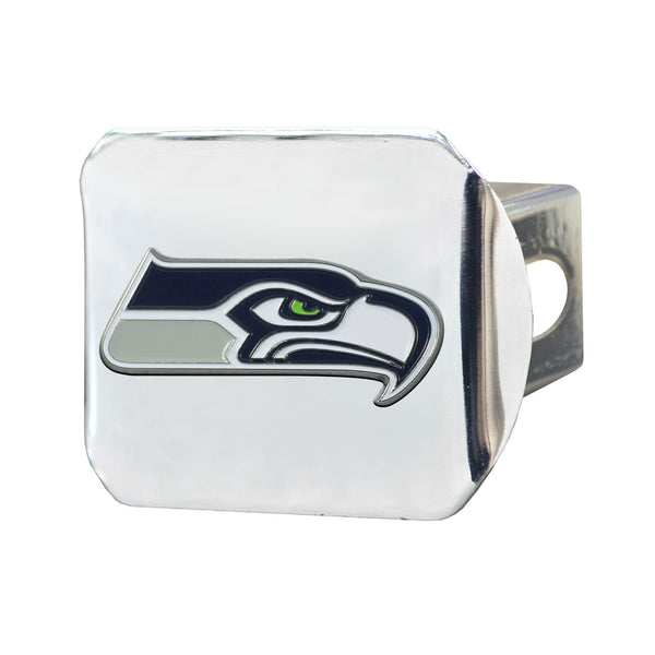 NFL - Seattle Seahawks Color On Chrome Hitch Cover