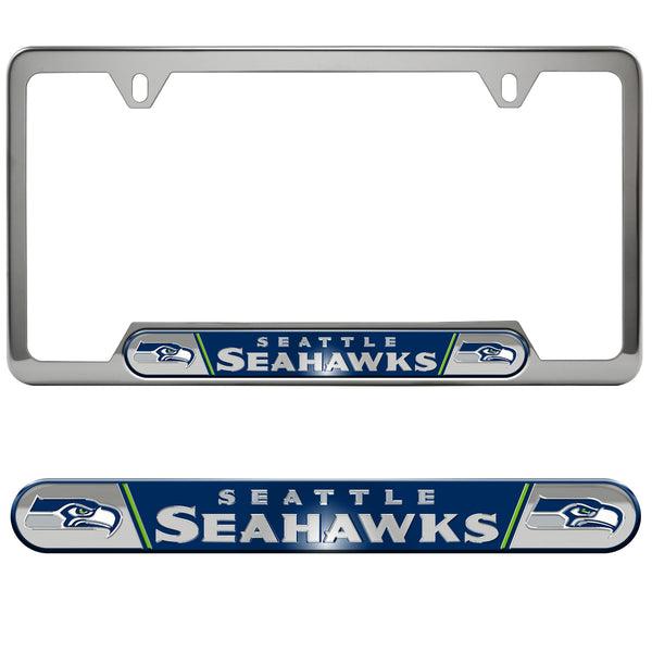 NFL - Seattle Seahawks Embossed License Plate Frame