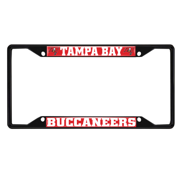 NFL - Tampa Bay Buccaneers Black License Plate Frame