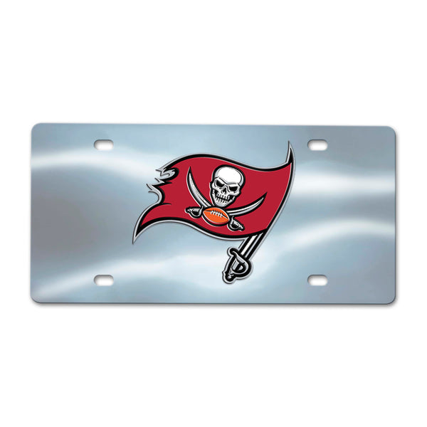 NFL - Tampa Bay Buccaneers Chrome Diecast License Plate