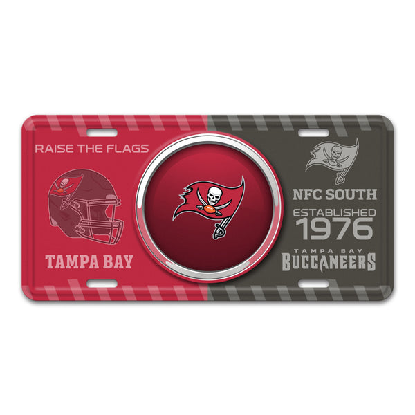 NFL - Tampa Bay Buccaneers Embossed Metal License Plate