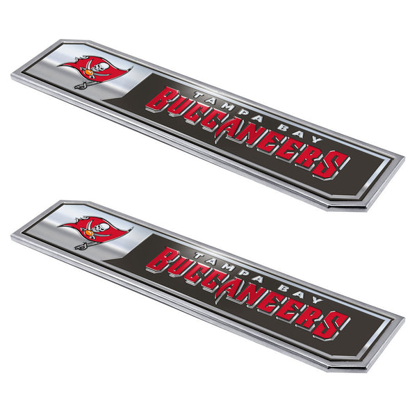 NFL - Tampa Bay Buccaneers Embossed Truck Emblem 2-pk