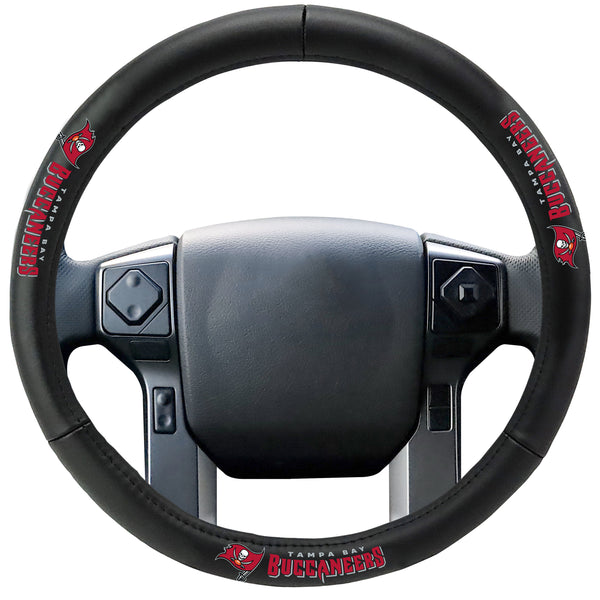 NFL - TAMPA BAY BUCCANEERS Genuine Leather Steering Cover