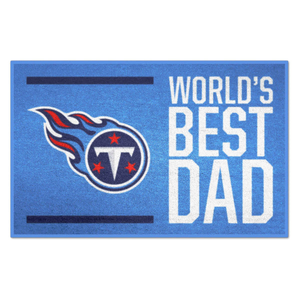 NFL - Tennessee Titans Starter Mat - World's Best Dad