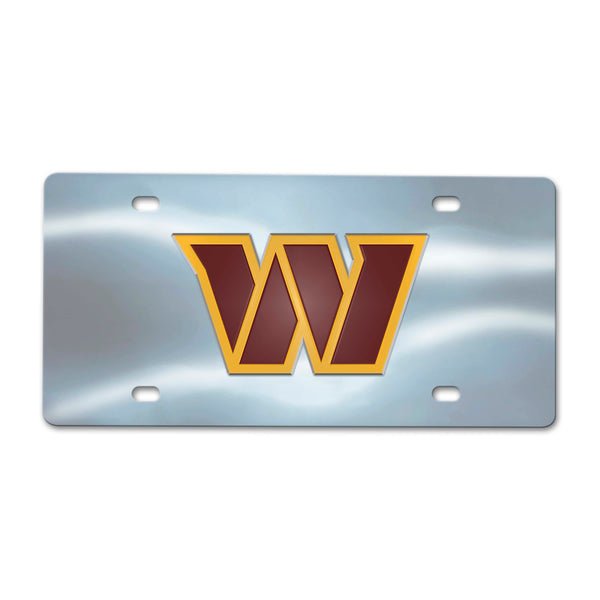 NFL - Washington Commanders Chrome Diecast License Plate