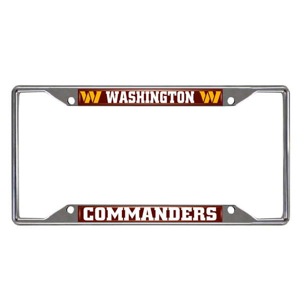 NFL - Washington Commanders Chrome License Plate Frame