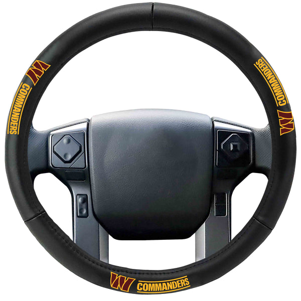 NFL - WASHINGTON COMMANDERS Genuine Leather Steering Cover