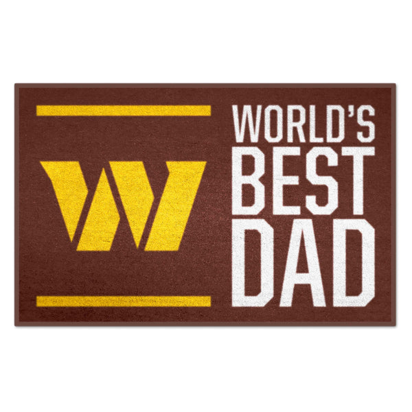 NFL - Washington Commanders Starter Mat - World's Best Dad