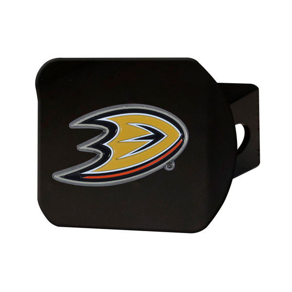 NHL - Anaheim Ducks Color on Black Hitch Cover