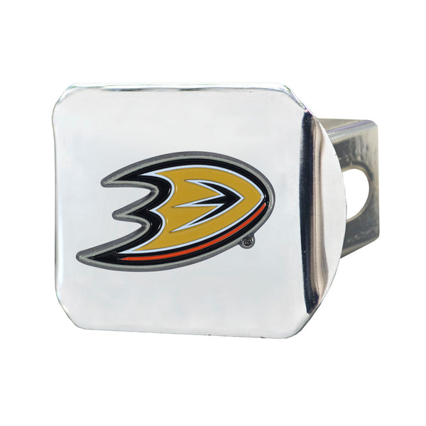 NHL - Anaheim Ducks Color on Chrome Hitch Cover