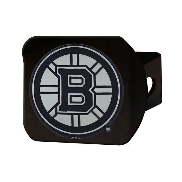 NHL - Boston Bruins Chrome on Black Hitch Cover