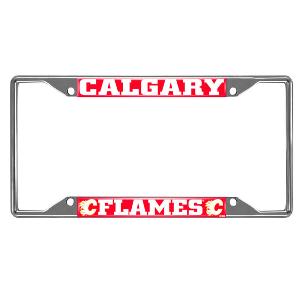 NHL - Calgary Flames Chrome License Plate Frame