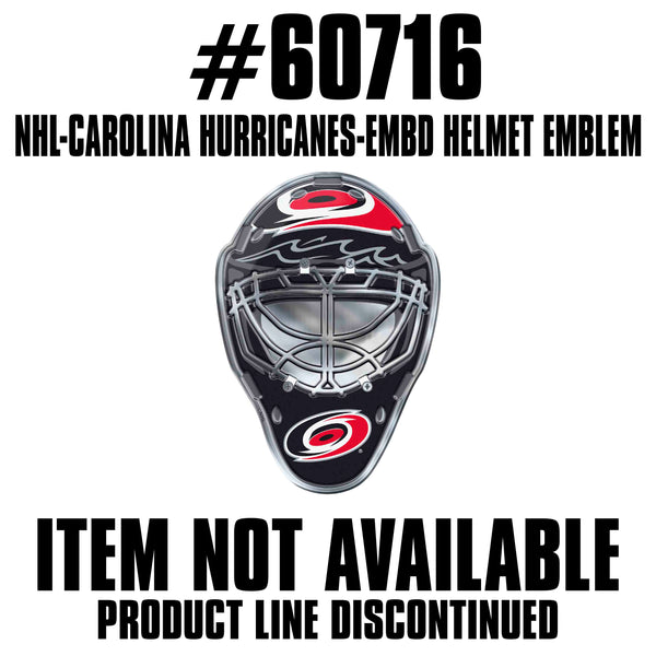NHL - Carolina Hurricanes Embossed Helmet Emblem