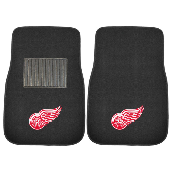 NHL - Detroit Red Wings 2-pc Embroidered Car Mat Set