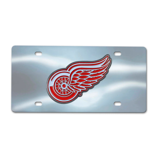 NHL - Detroit Red Wings Chrome Diecast License Plate