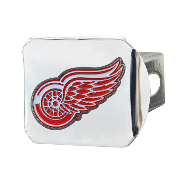 NHL - Detroit Red Wings Color On Chrome Hitch Cover