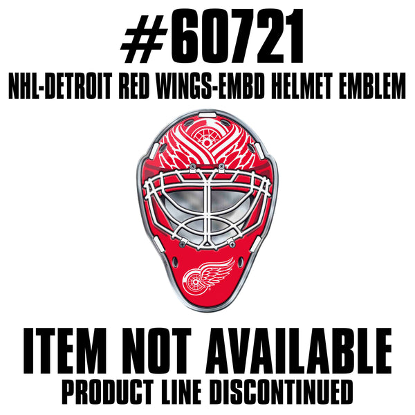 NHL - Detroit Red Wings Embossed Helmet Emblem