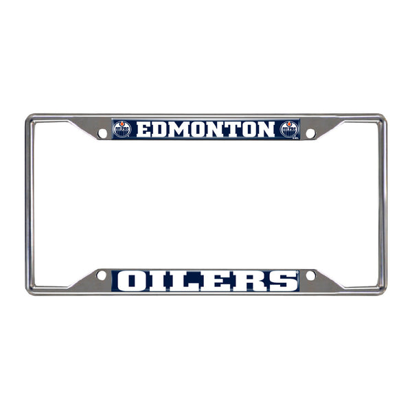 NHL - Edmonton Oilers Chrome License Plate Frame