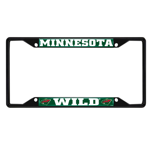 NHL - Minnesota Wild Black License Plate Frame