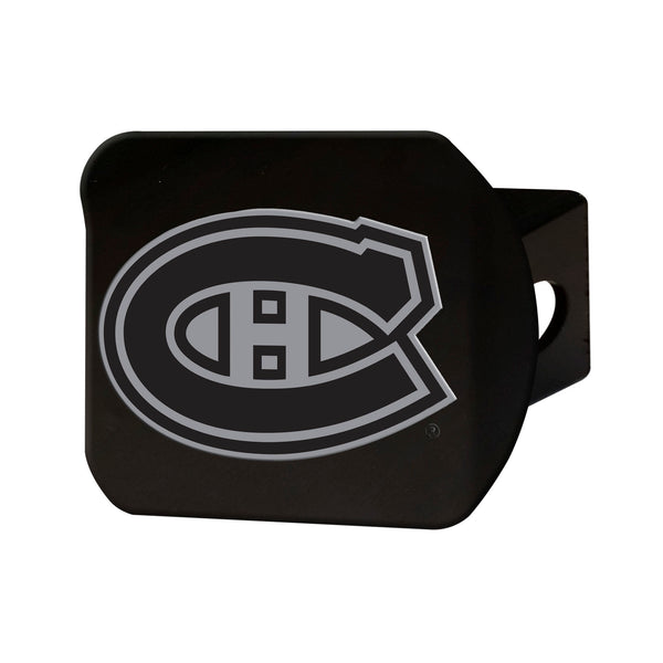NHL - Montreal Canadiens Chrome On Black Hitch Cover