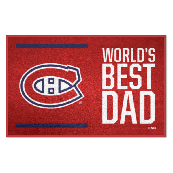 NHL - Montreal Canadiens Starter Mat - World's Best Dad