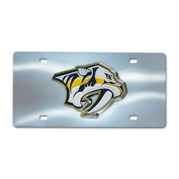 NHL - Nashville Predators Chrome Diecast License Plate