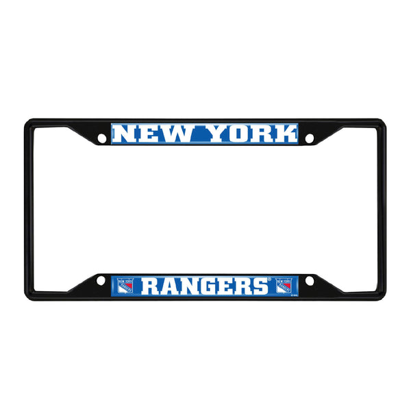 NHL - New York Rangers Black License Plate Frame