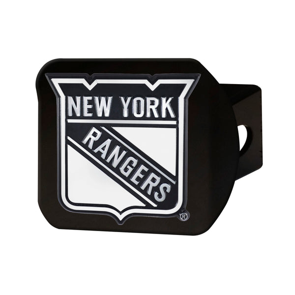 NHL - New York Rangers Chrome on Black Hitch Cover