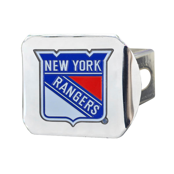 NHL - New York Rangers Color on Chrome Hitch Cover