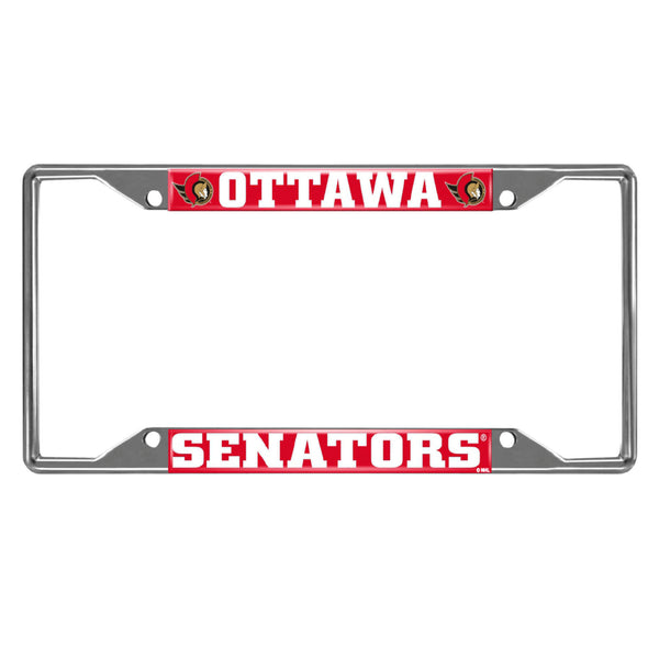 NHL - Ottawa Senators Chrome License Plate Frame