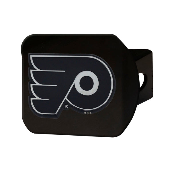 NHL - Philadelphia Flyers Chrome on Black Hitch Cover