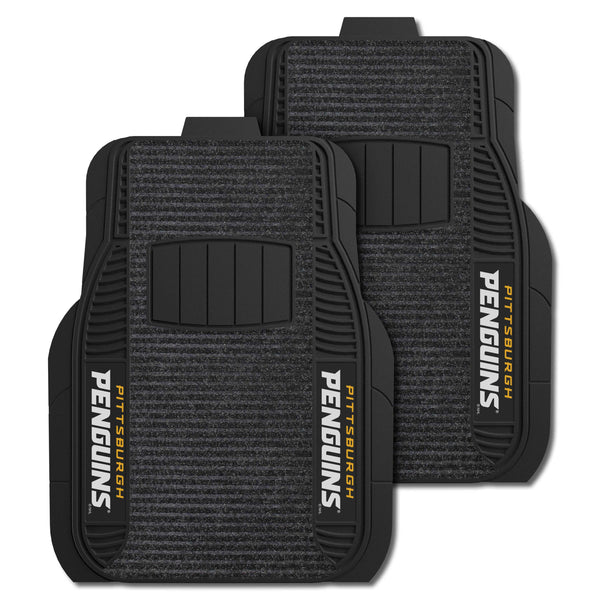 NHL - Pittsburgh Penguins 2-pc Deluxe Car Mat Set