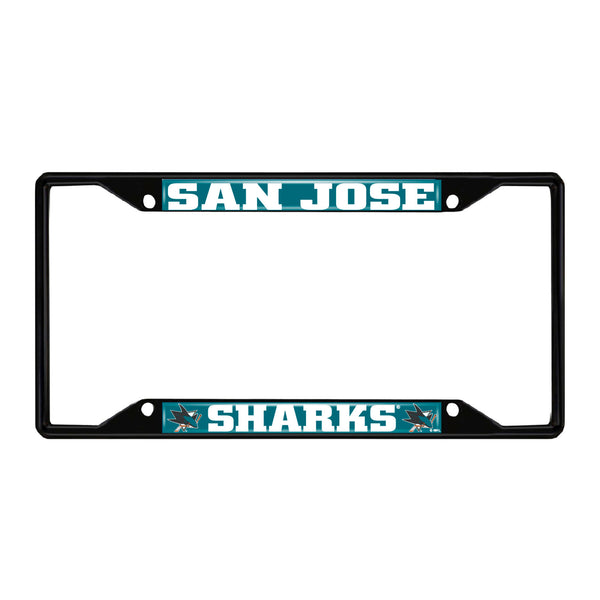 NHL - San Jose Sharks Black License Plate Frame