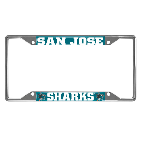 NHL - San Jose Sharks Chrome License Plate Frame