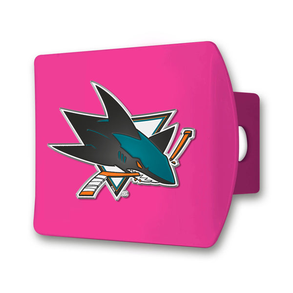 NHL - San Jose Sharks Color on Pink Hitch Cover