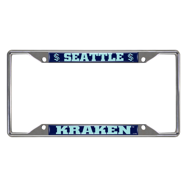 NHL - Seattle Kraken Chrome License Plate Frame