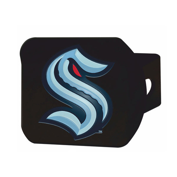 NHL - Seattle Kraken Color on Black Hitch Cover