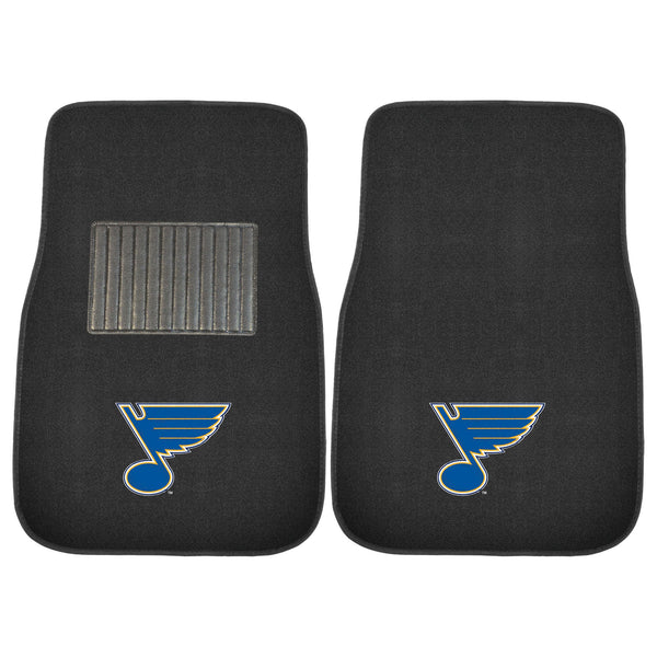 NHL - St. Louis Blues 2-pc Embroidered Car Mat Set