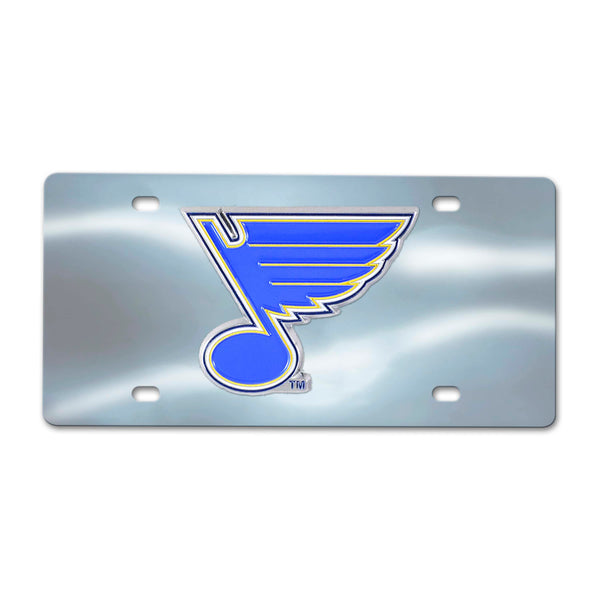 NHL - St. Louis Blues Chrome Diecast License Plate