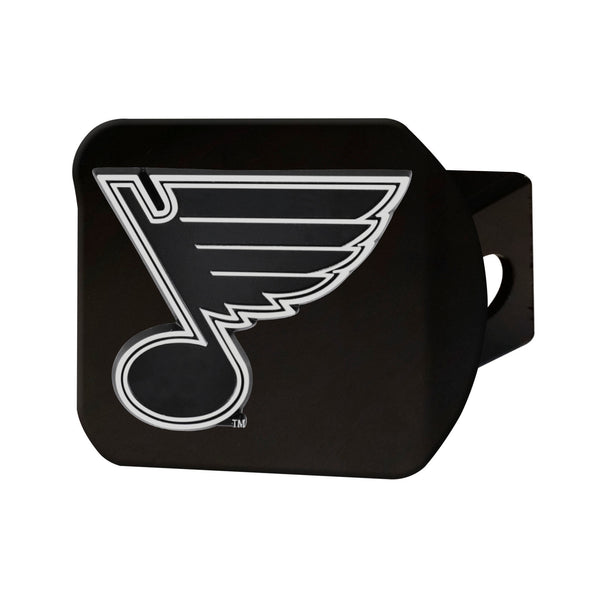 NHL - St. Louis Blues Chrome on Black Hitch Cover