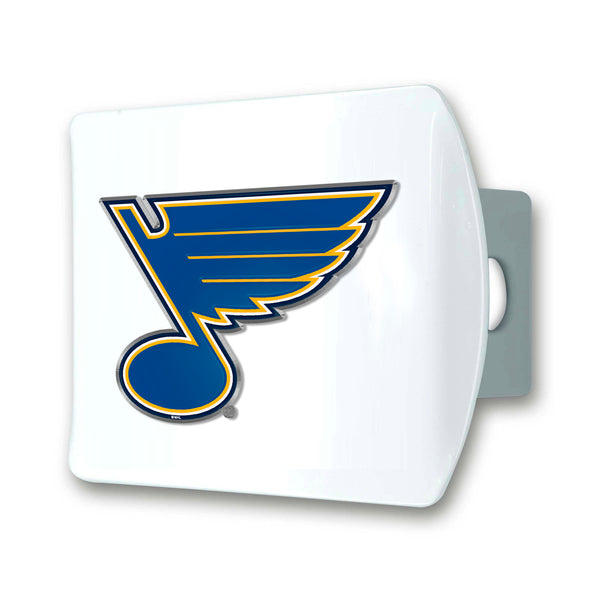 NHL - St. Louis Blues Color on White Hitch Cover