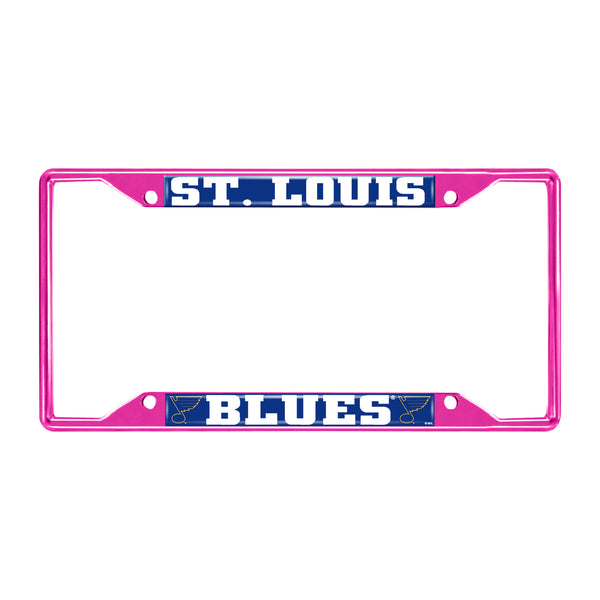 NHL - St. Louis Blues-Pink License Plate frame