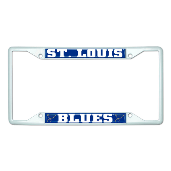 NHL - St. Louis Blues-White License Plate frame