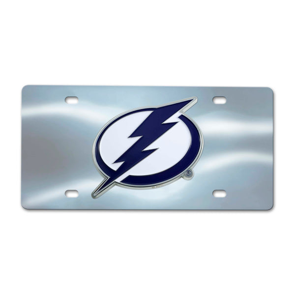 NHL - Tampa Bay Lightning Chrome Diecast License Plate