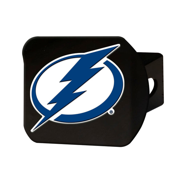 NHL - Tampa Bay Lightning Color on Black Hitch Cover