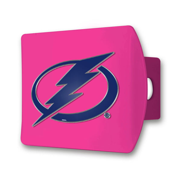 NHL - Tampa Bay Lightning Color on Pink Hitch Cover