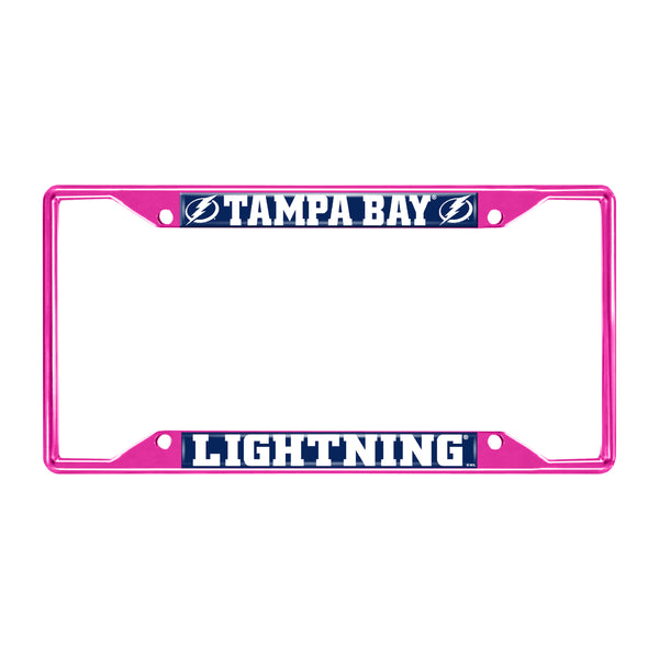 NHL - Tampa Bay Lightning-Pink License Plate frame
