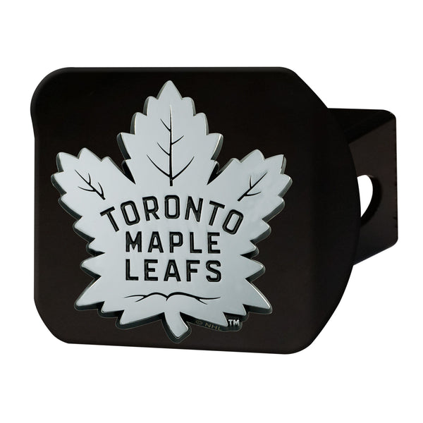 NHL - Toronto Maple Leafs Chrome on Black Hitch Cover